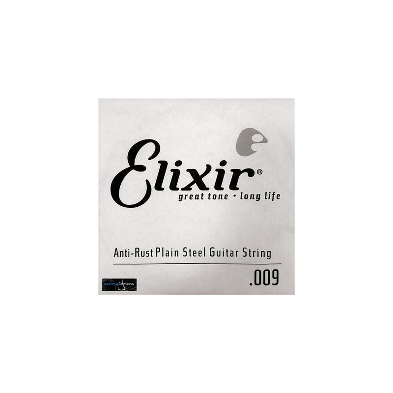 Elixir Strings Plain Steel Guitar String, .009